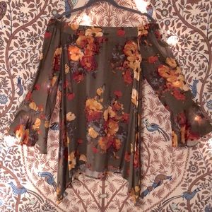 Blu Pepper Off Shoulder Top